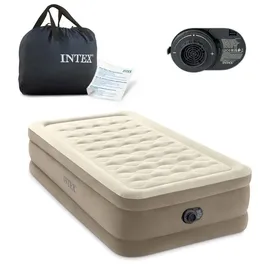 Intex 64426ND DuraBeam UltraPlush Twin 99x191x46cm mit Pumpe & Tasche - Braun