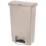 Rubbermaid Slim Jim Kunststoff Pedal vorne 50 l beige