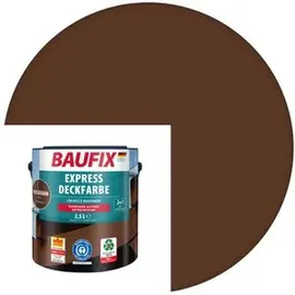 baufix Deckfarbe nussbraun 2,5 l