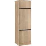 OPTIFIT Kühlumbauschrank Roth 60 x 57,1 x 206,8 cm Braun