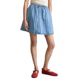 Marc O'Polo Mini-Jeansrock Damen Gestreift Blau M