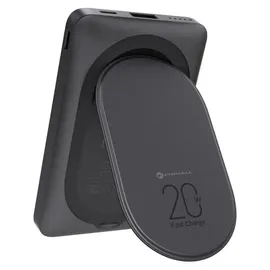 forcell F-ENERGY F10K2 MagStand Powerbank kompatibel mit MagSafe PD QC3.0 5A 20W 10 000 mAh Schwarz - Gr.: onesize