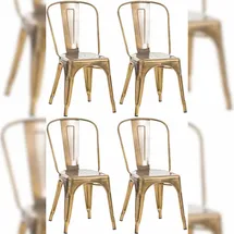 CLP 4er Set Stühle Benedikt gold