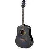 Stagg SA20D 3/4 Gitarre - Schwarz - LH