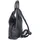 The Skandinavian Brand Damen Leder Rucksack Black