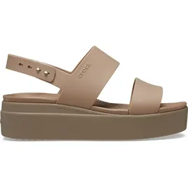 Crocs Brooklyn Low Wedge Herren Latte/Mushroom 39