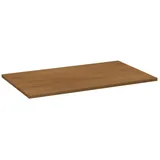 GARLIVO Waschbeckenunterschrank Deckplatte GLA 80R, ohne Ausschnitt, Eiche Breite 80 cm