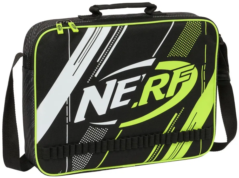 Schultasche Nerf Get ready Schwarz 38 x 28 x 6 cm