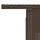 vidaXL Gartentisch mit Glasplatte Braun 100x55x73 cm Poly Rattan