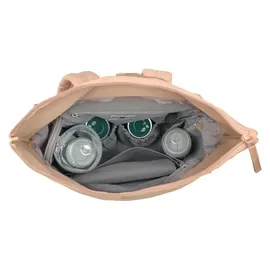 Lässig Rolltop Up Wickelrucksack Peach/Rose