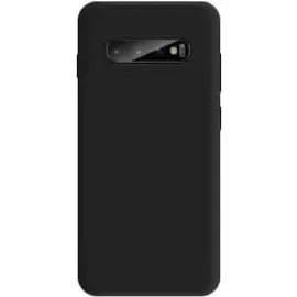 ESTUFF Galaxy S10 Silikon Case schwarz