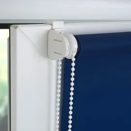 LIEDECO Seitenzugrollo Klemmfix 45 x 150 cm blau