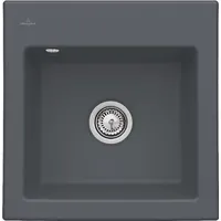 Villeroy & Boch Subway 50 S flat graphite + Excenterbetätigung + Lochbohrungen 2 + 3