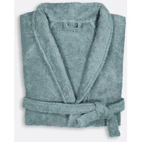 La Redoute Interieurs Bademantel Haxel Mit Schalkragen, Frottee 450 G/m2 Blaugrau