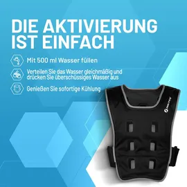 INUTEQ Bodycool Smart Coolover Kühlweste Schwarz