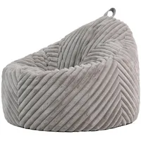 I.C.O.N. icon Sitzsack, Grau, Kunststoff, 280 L, 1-Sitzer, 87x73x73