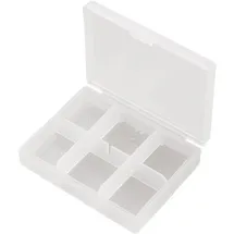 TRU Components PP06-01 Sortimentskasten (L x B x H) 84 x 63 x 20 mm Anzahl Fächer: 6 variable Unterteilung Inhalt 1 St.