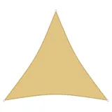 sunprotect 83495 Professional Sonnensegel, 4,5 x 4,5 x 4,5 m, Dreieck, wind- & wasserdurchlässig, beige