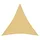 sunprotect 83495 Professional Sonnensegel, 4,5 x 4,5 x 4,5 m, Dreieck, wind- & wasserdurchlässig, beige