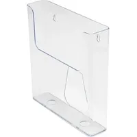 Deflecto DIN A4 Prospektständer Wandmontiert Transparent 76401 22,5 x