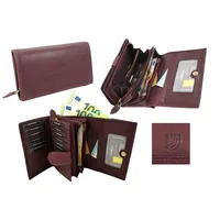 Money Maker Damen Geldbörse Portemonnaie bordeaux