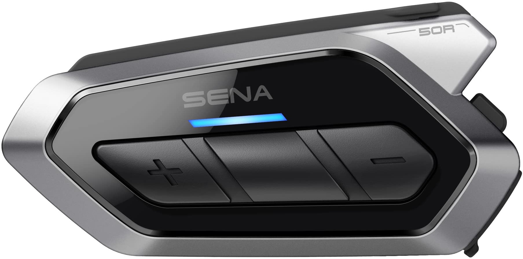 Sena 50R Motorrad Bluetooth Kommunikationssystem mit 3-Tasten Bedieneinheit und Sound by Harman Kardon, integriertem Mesh Intercom System und Premium Mikrofon & Lautsprechern, Doppelpack