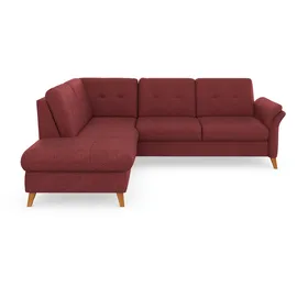 sit&more Ecksofa SIT & MORE "Göteborg", lila (chianti), B:250cm H:90cm T:226cm, Sofas, Ecksofa, inkl. Sitztiefenverstellung, wahlweise mit Bettfunktion & Bettkasten