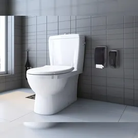 Blanc HYGIENIC Spender für Toilettensitzreinigung MANUELL bis zu 1.000 Anwendungen je 1-Liter, blitzschneller Kartuschenwechsel, Blanc Cosmos