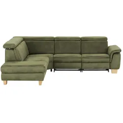 Kollektion Kraft Ecksofa  Beata ¦ grün ¦ Maße (cm): B: 270 H: 80 T: 233