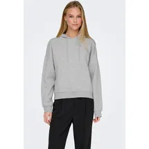 Only Kapuzensweatshirt Light Grey Melange XS