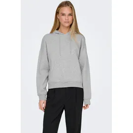Only Kapuzensweatshirt Light Grey Melange XS