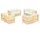 vidaXL Garten-Lounge-Set 8-tlg. creme Kiefernholz