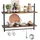 BESTIER Wandregal 80 x 24 x 64 cm Braun