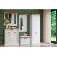 Home Affaire Schuhschrank »Tara«, hochwertig UV lackiert, Soft-Close-Funktion weiß