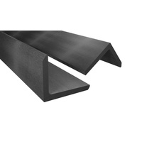 Endorphin Terrassendielen ® WPC Abschlussleisten 10er Set Hellgrau 110cm Winkelprofil 5,5 x 4,5c, BxL: je 5.5x110.0 cm grau