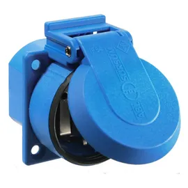 as - Schwabe Einbausteckdose IP54 Blau