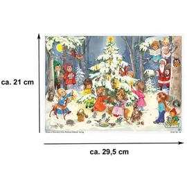 Richard Sellmer Verlag Nostalgischer Adventskalender Spiel und Spass am Weihnachtsbaum
