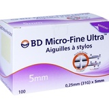Orifarm GmbH BD Micro-Fine Ultra Pen-Nadeln 0,25x5 mm 100 St