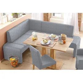 Home Affaire "Bologna", 200x84x160 cm), Struktur grob (langer Schenkel rechts grau (12581334-0)