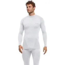 Falke Funktionsunterwäsche Langarmshirt Warm mit kragen (perfekte Feuchtigkeits-und Temperaturregulierung) weiss Herren
