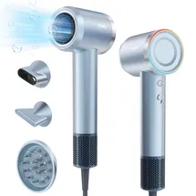yashe Ionen Haartrockner, 110.000 U/min Hochgeschwindigkeits-Bürstenloser Motor, Leises Schnelles Trocknen 22m/s, 1600W Föhn mit Diffusor, für Salon Zuhause Reisen