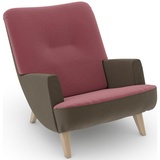 Max Winzer Max Winzer® Loungesessel »build-a-chair Borano«, rosa