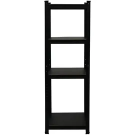 berlinlodge Ragnar Bücherregal 150 x 45 x 45 cm Schwarz