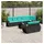 vidaXL Gartensofa-Set 9-tlg. Loungesofa schwarz