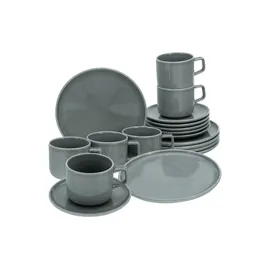 CreaTable Chef Collection Kaffeeservice 18-tlg. grau