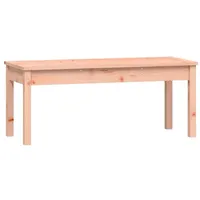 Furnicato Gartenbank 109x44x45 cm Massivholz Douglasie