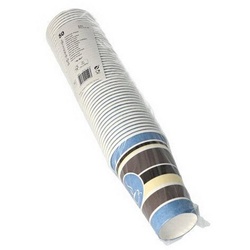 PAPSTAR Coffee-to-go-Becher, Pappe blau