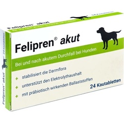 FELIPREN akut Kautabletten bei Durchfall f.Hunde 24 St