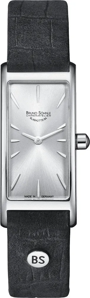 Bruno Söhnle Damen Armbanduhr Nuvola III 17-13088-243 Lederband schwarz