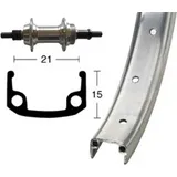 Winora H-Rad 26x1.9Alu-Schr.ZKR 6/7f.Starr 36L Alu-Kastenfelge silber.Zink-Spei.